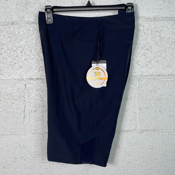 Tail, white label,  Women's Side Insert 11'' Golf Shorts 2 navy - Picture 5 of 9